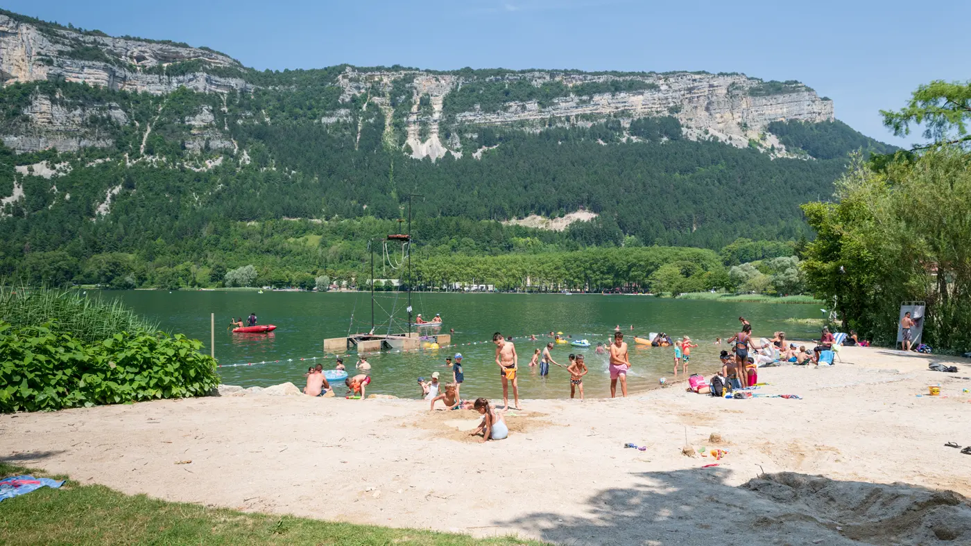 Plage de la Colonne à Nantua