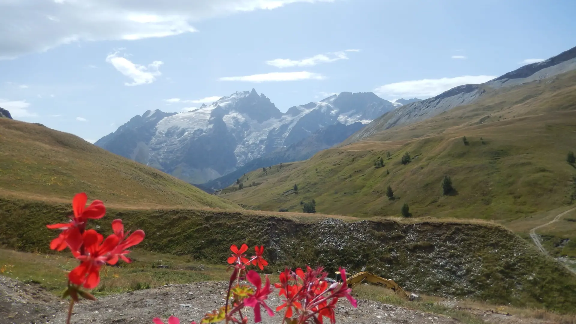 Massif de la Meije vue du fond de la buffe