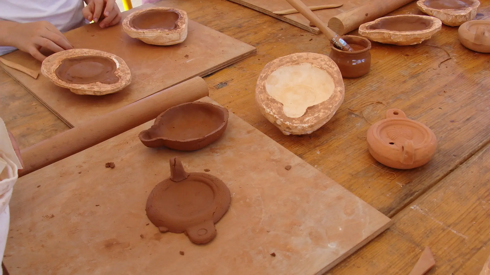 Atelier lampes à huile