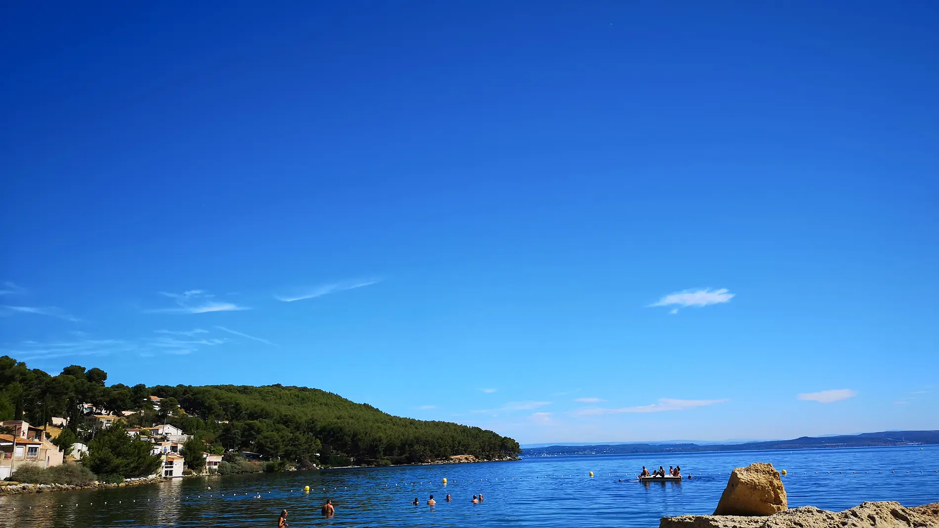 Plage du ranquet sur l'étang de Berre