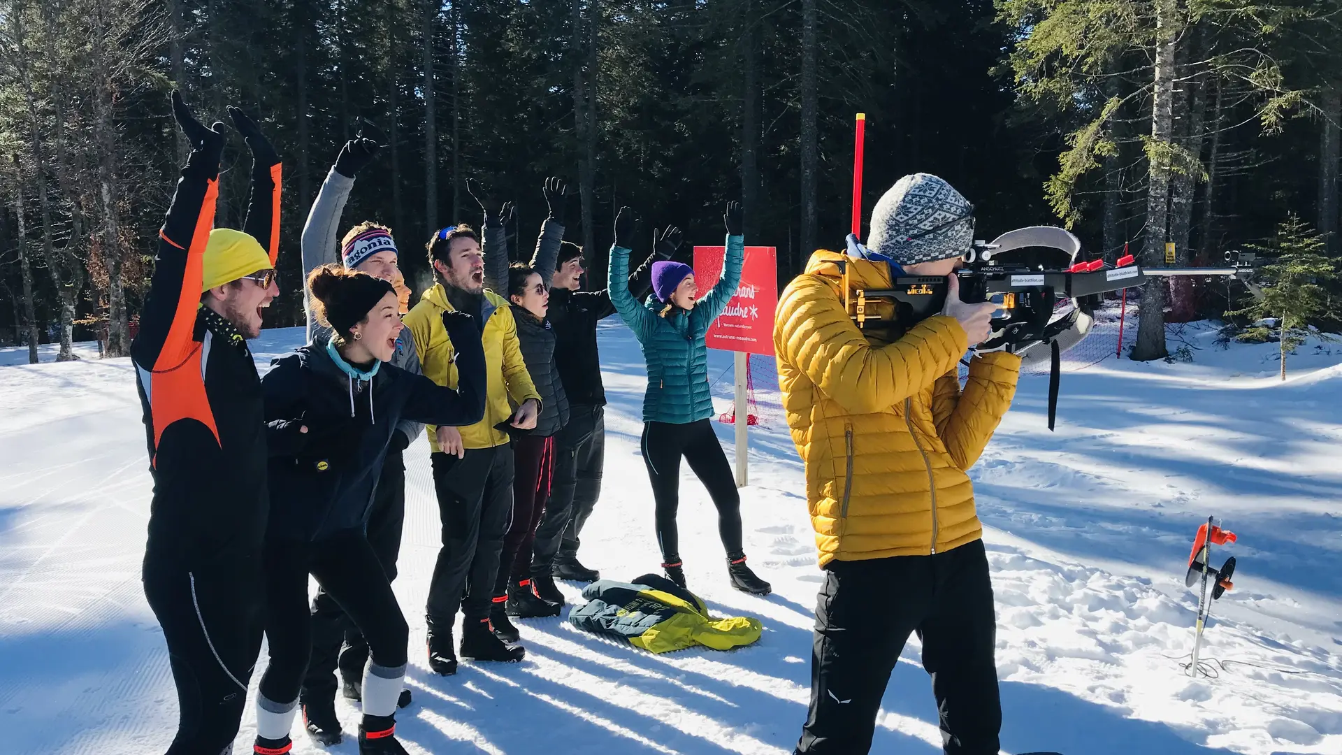 Biathlon en groupe - Altitude Biathlon à Val d'Isère