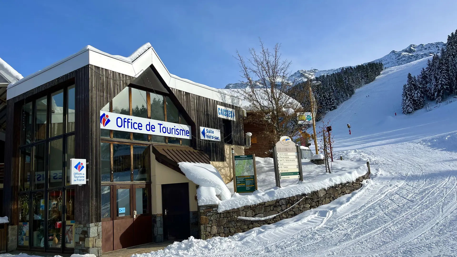 Bureau d'Information Touristique de Prapoutel en hiver