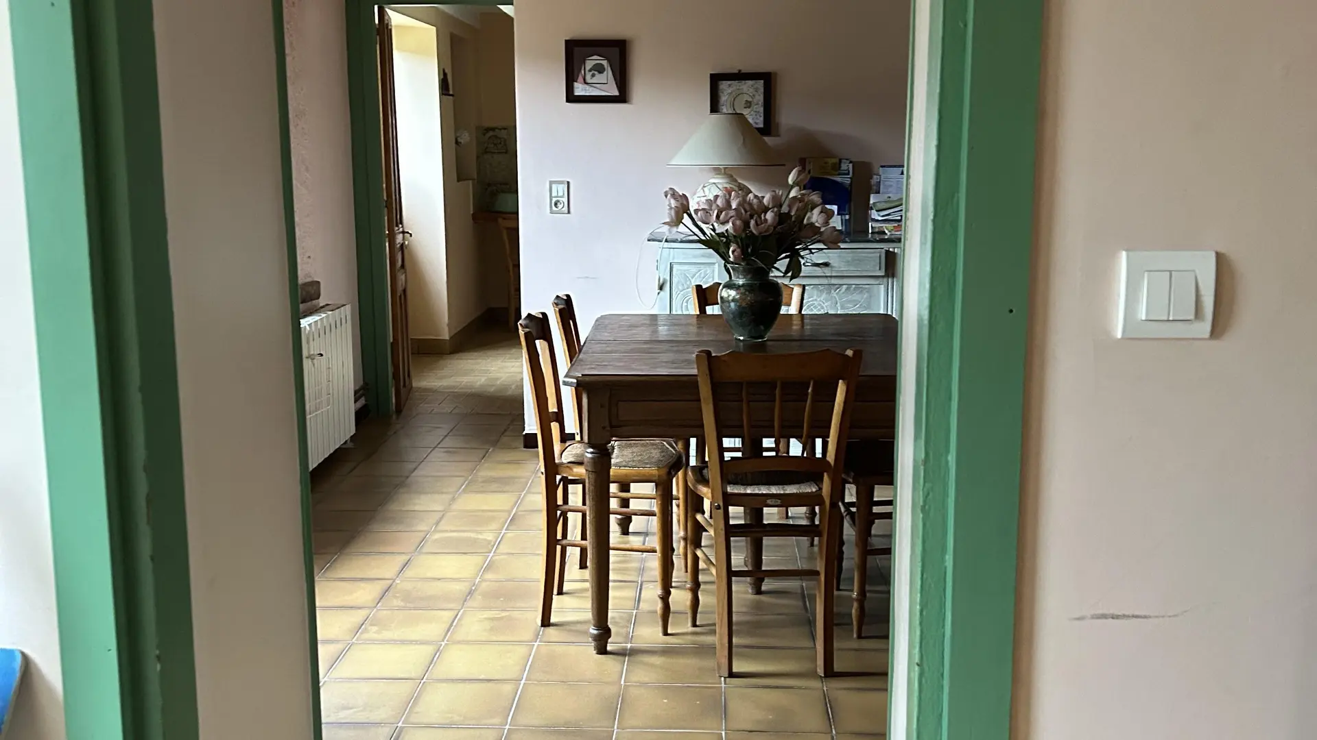 Gîte La Batteuse_Salle à manger