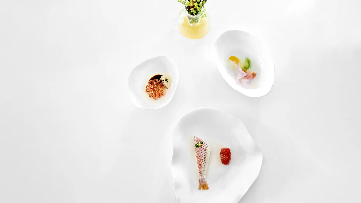 Plats du restaurant  Le Petit Nice - Passeda