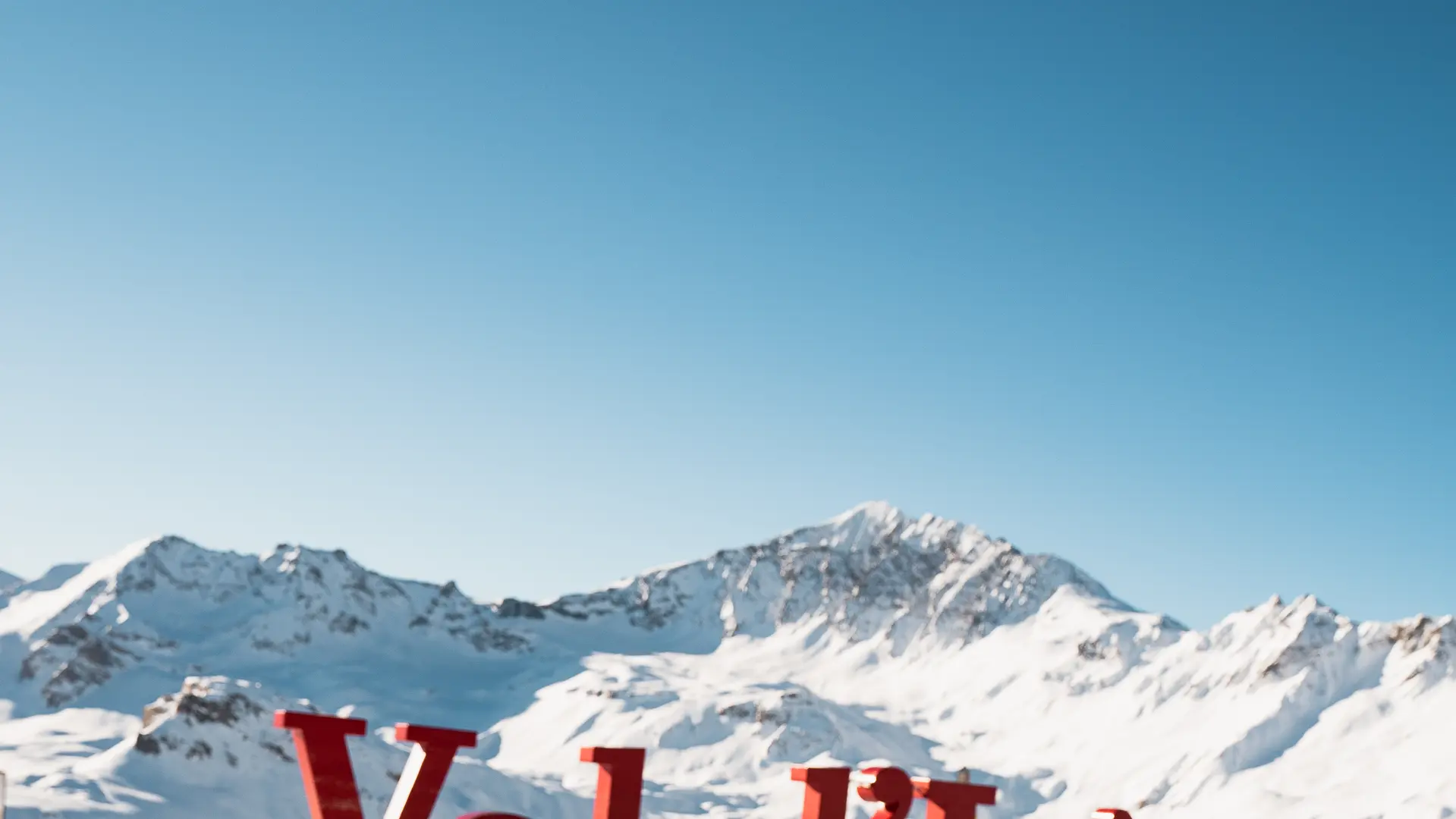 Lettres Val d'Isère au sommet de Grand-Pré