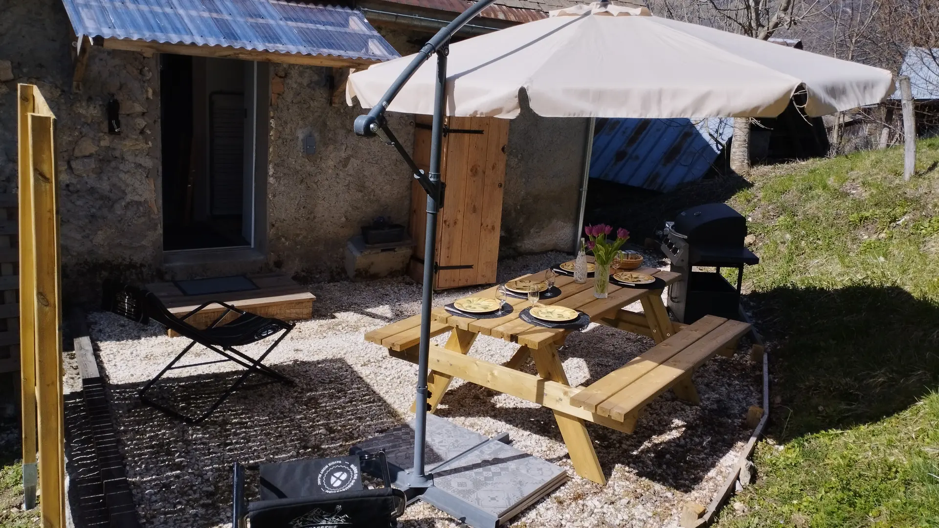 La terrasse au calme