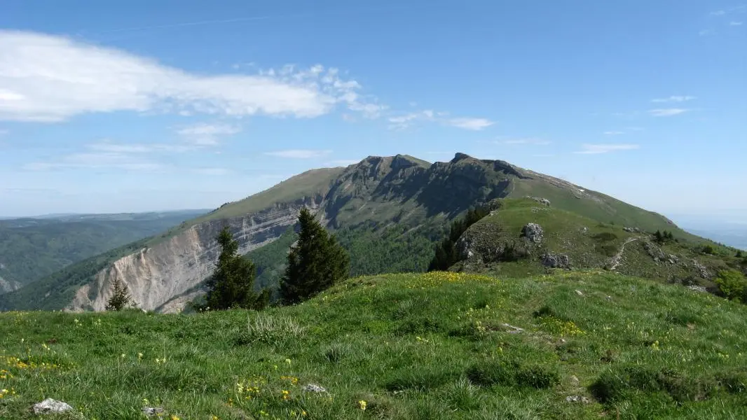 La Roche Franche et la Marie du Jura vu des crêtes