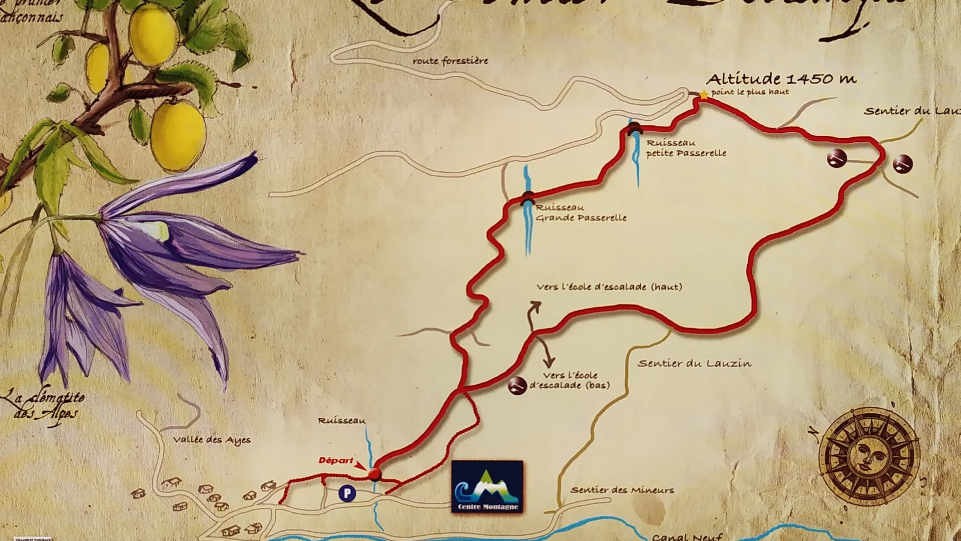 Flyer sentier botanique