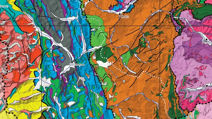 Carte Géologique des Alpes Cottiennes