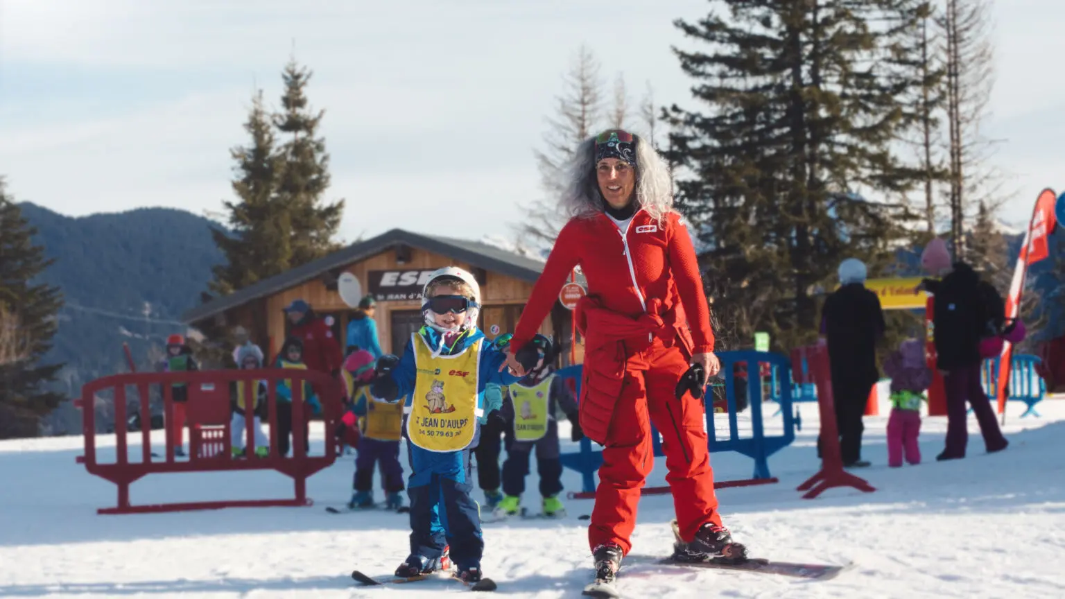 Cours collectif de ski alpin_Saint-Jean-d'Aulps