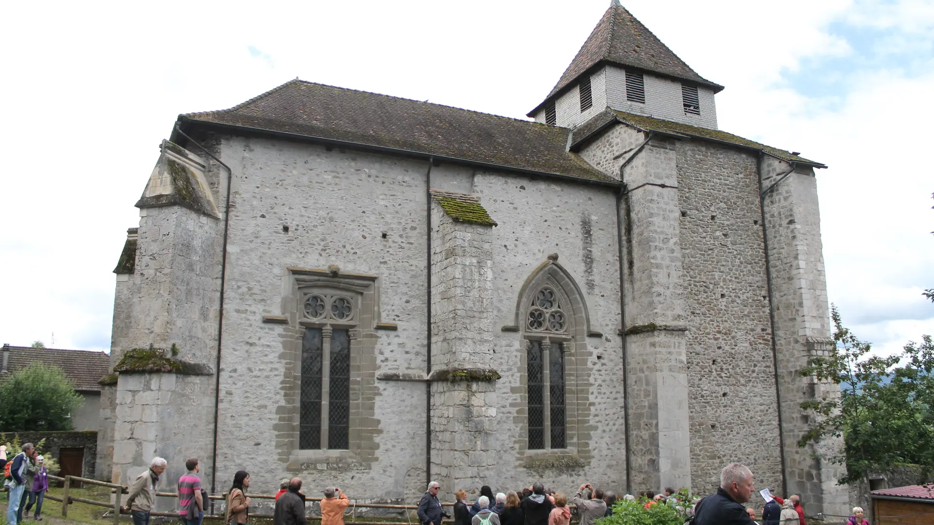Photo de visite du site clunisien de contamine sur arve