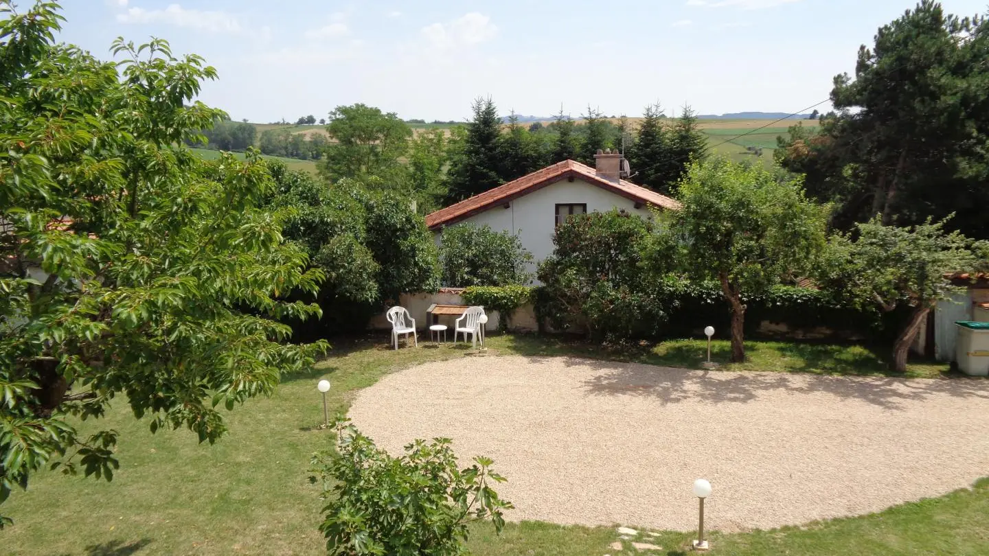 Vue de la chambre.