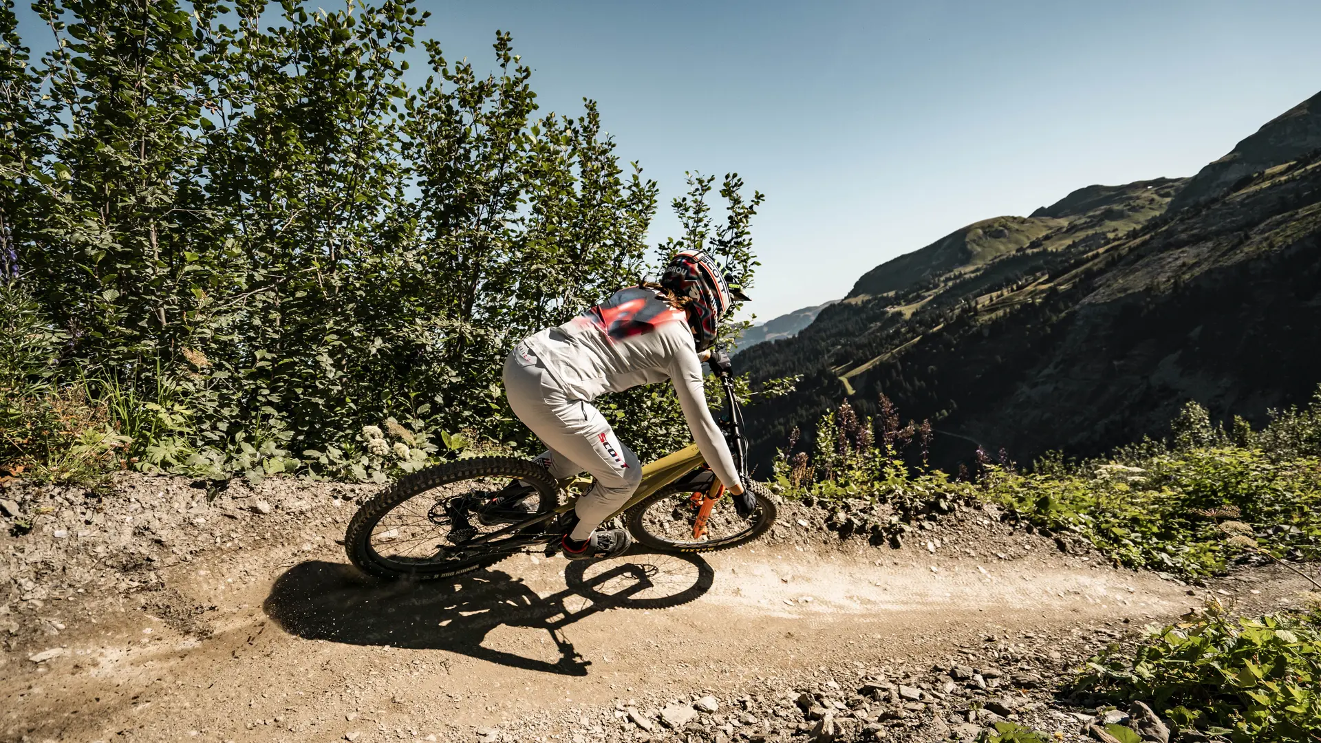 Piste VTT Haute Tension du Bike Park de Châtel
