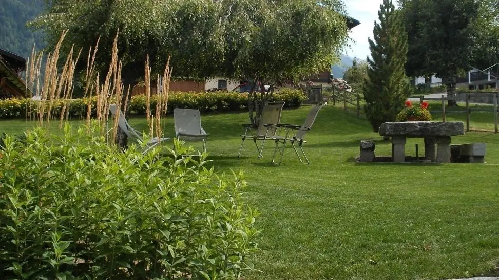 Jardin commun-accès depuis la terrasse