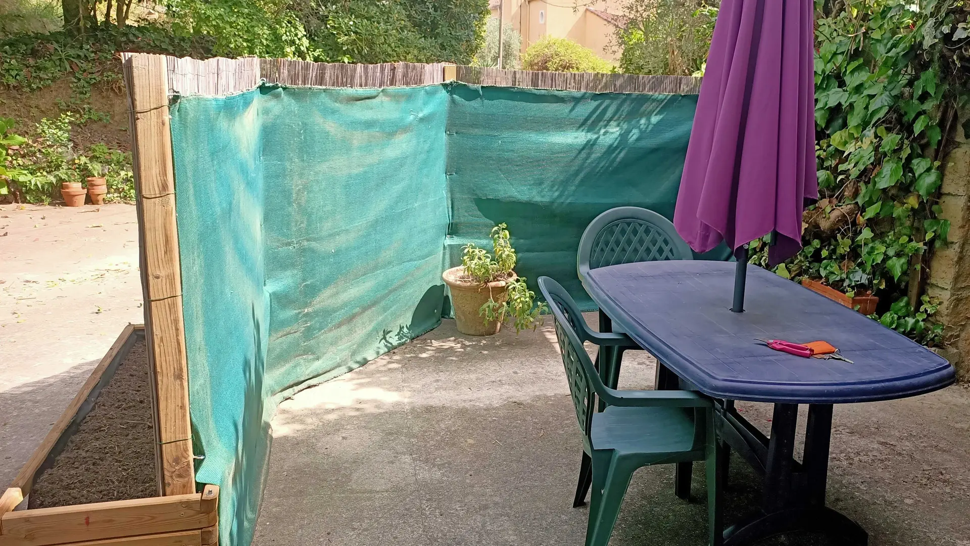 Gîte La Jonquiere Figuier-Terrasse privative-Contes-Gîtes de France des Alpes-Maritimes