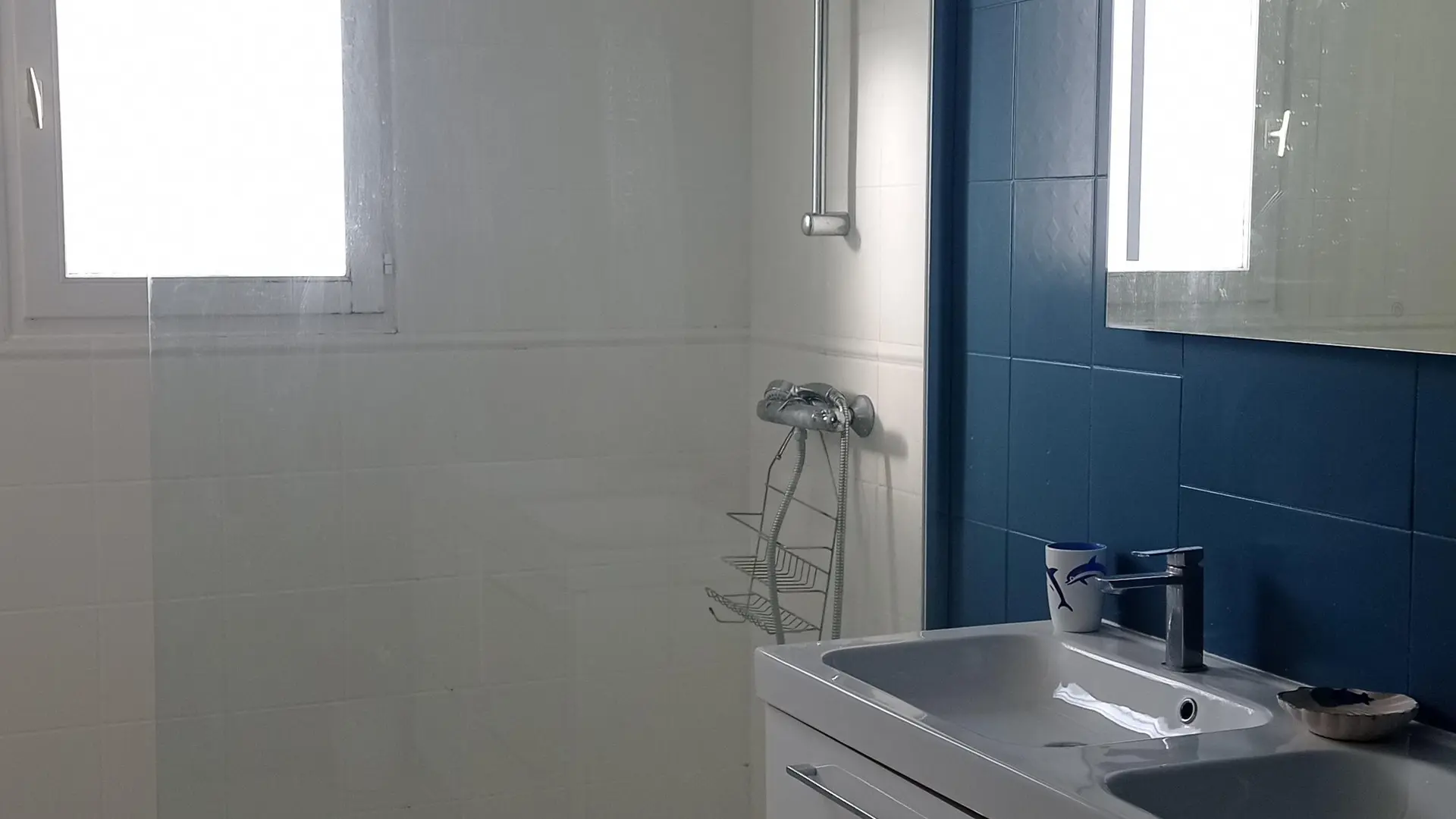 Cuarto de baño con ducha