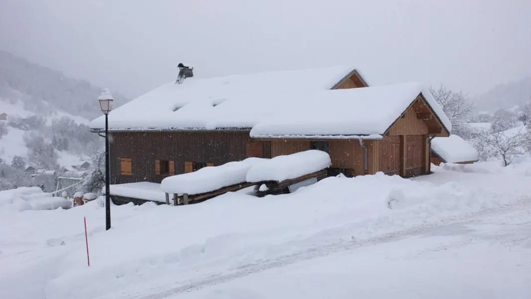 Le gîte en hiver le 31 janvier 2015