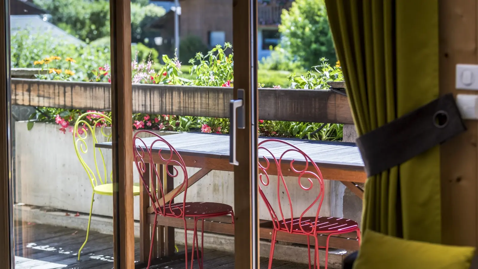 Salon de jardin du balcon