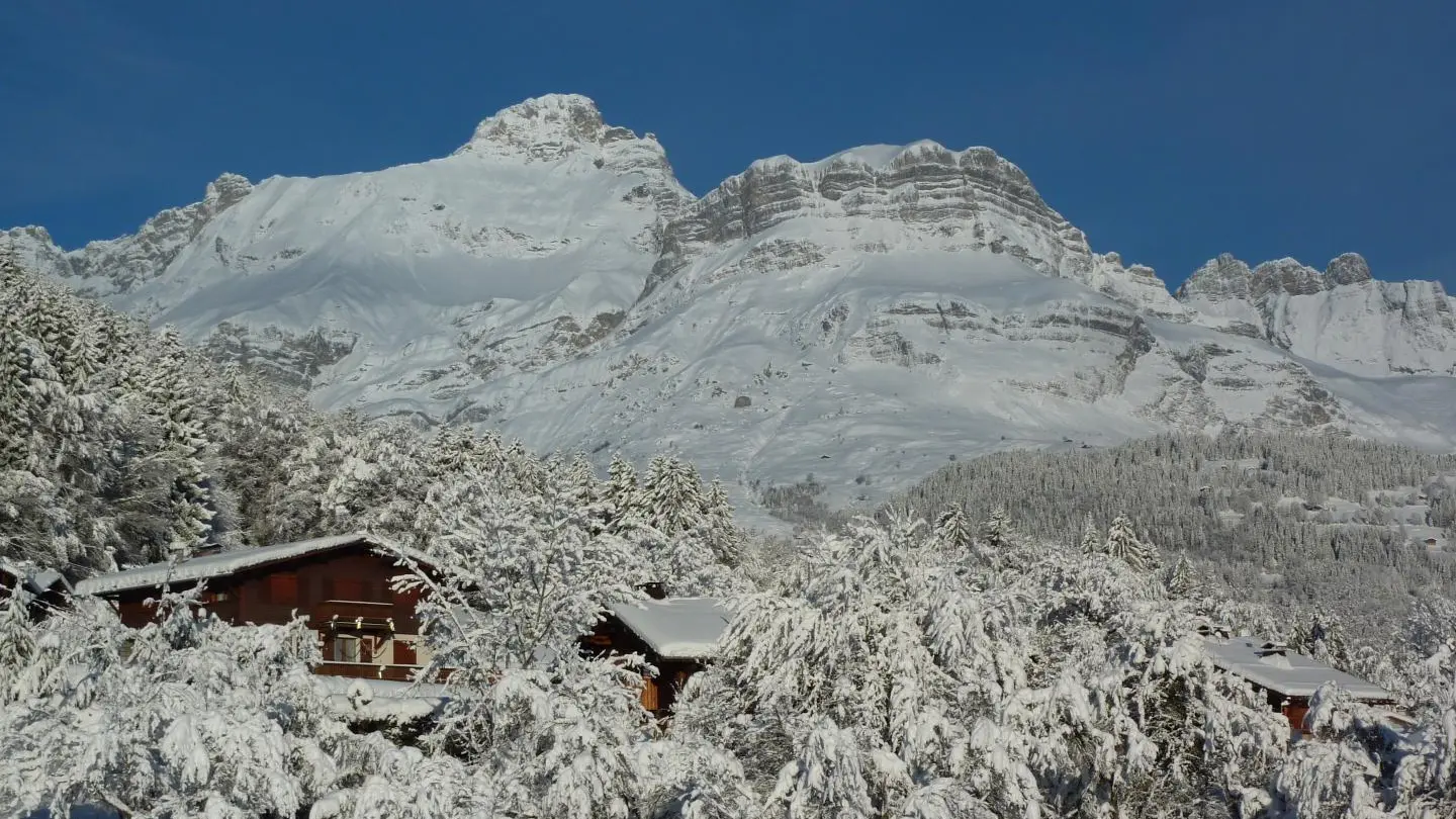 Vue de la chaine des Aravis