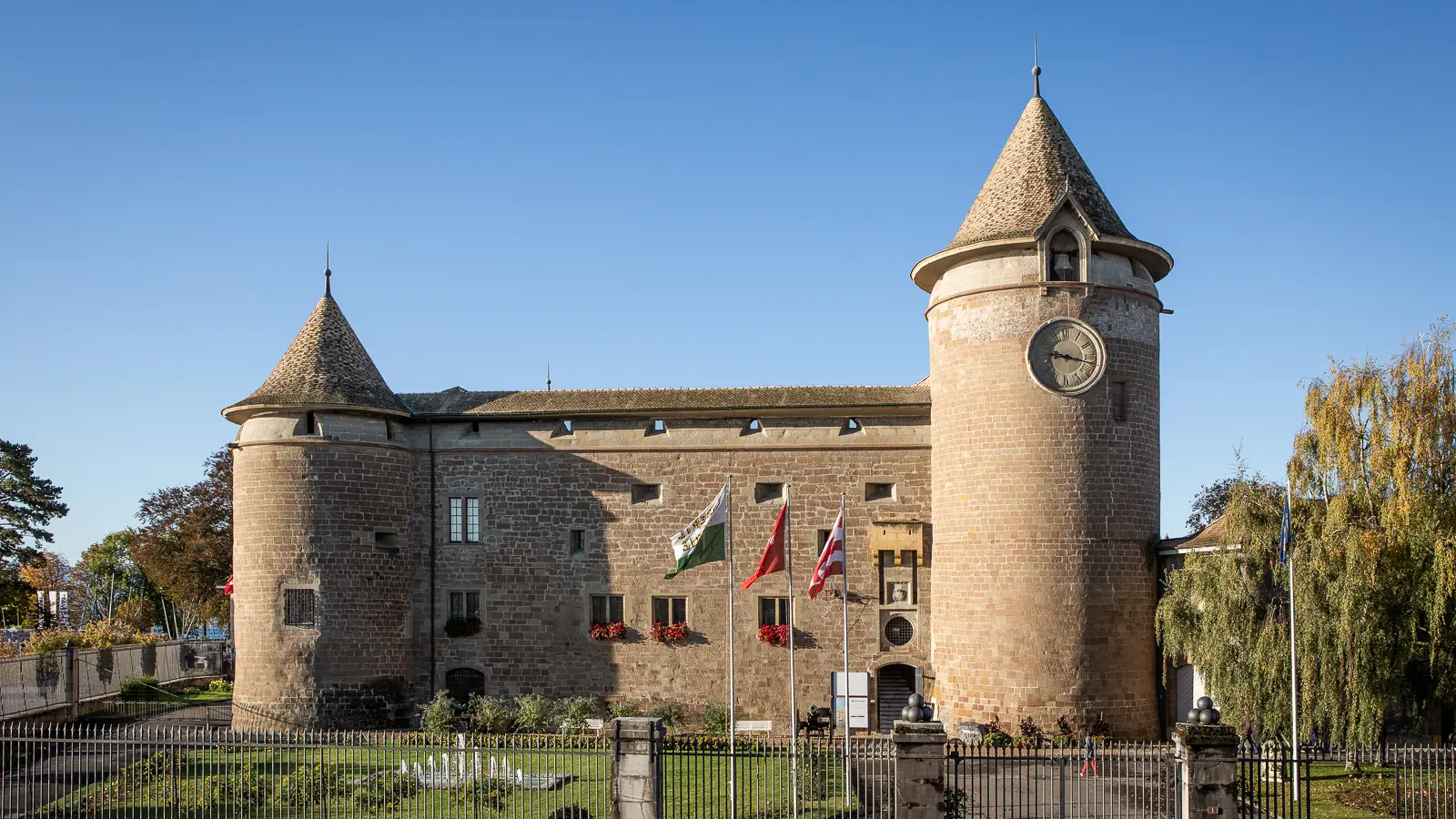Le château de Morges vu de l'extérieur