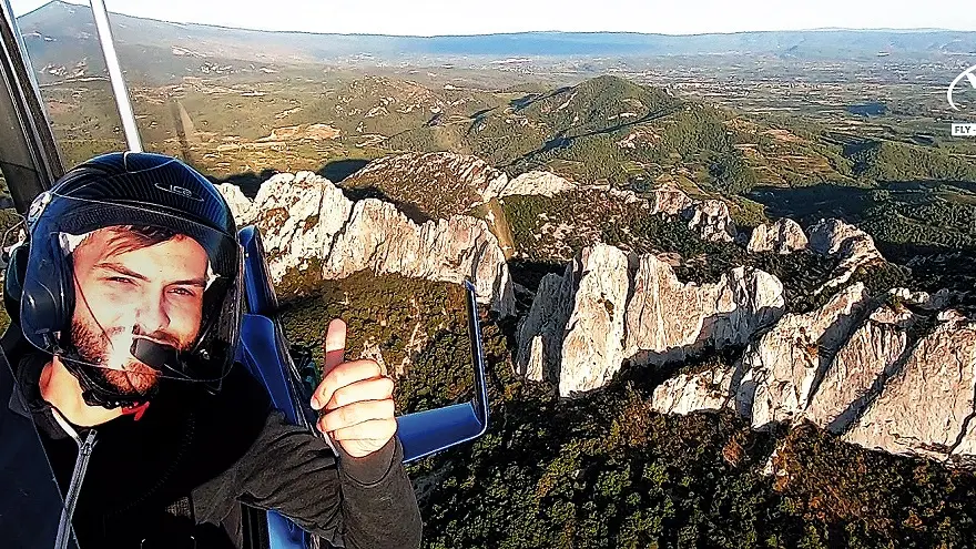 Vol en ULM autour des Dentelles de Montmirail