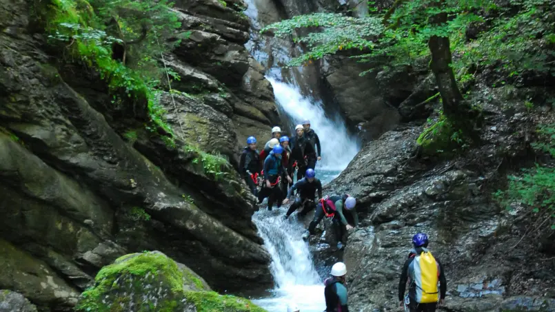 Canyoning avec Cascade Aventure à Morzine