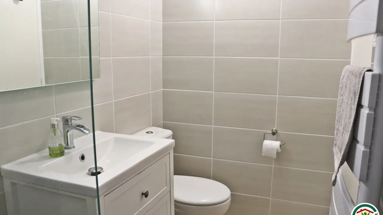 salle d'eau/wc (cabine de douche et lavabo)