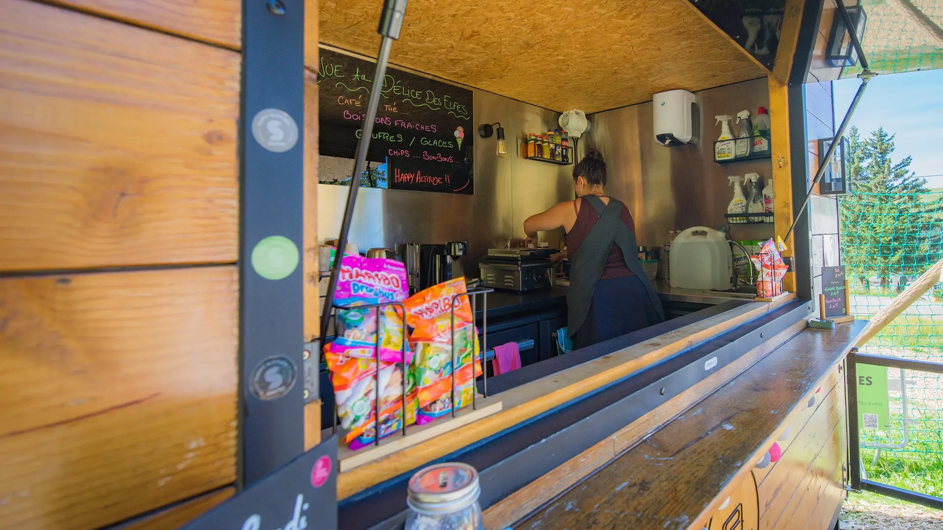 Délice des Elfes, le snack du Parc des Elfes aux Saisies