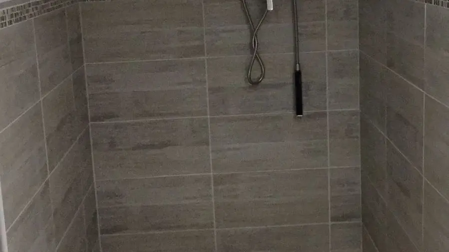 Salle de bain style montagne - La Ferme de Coron