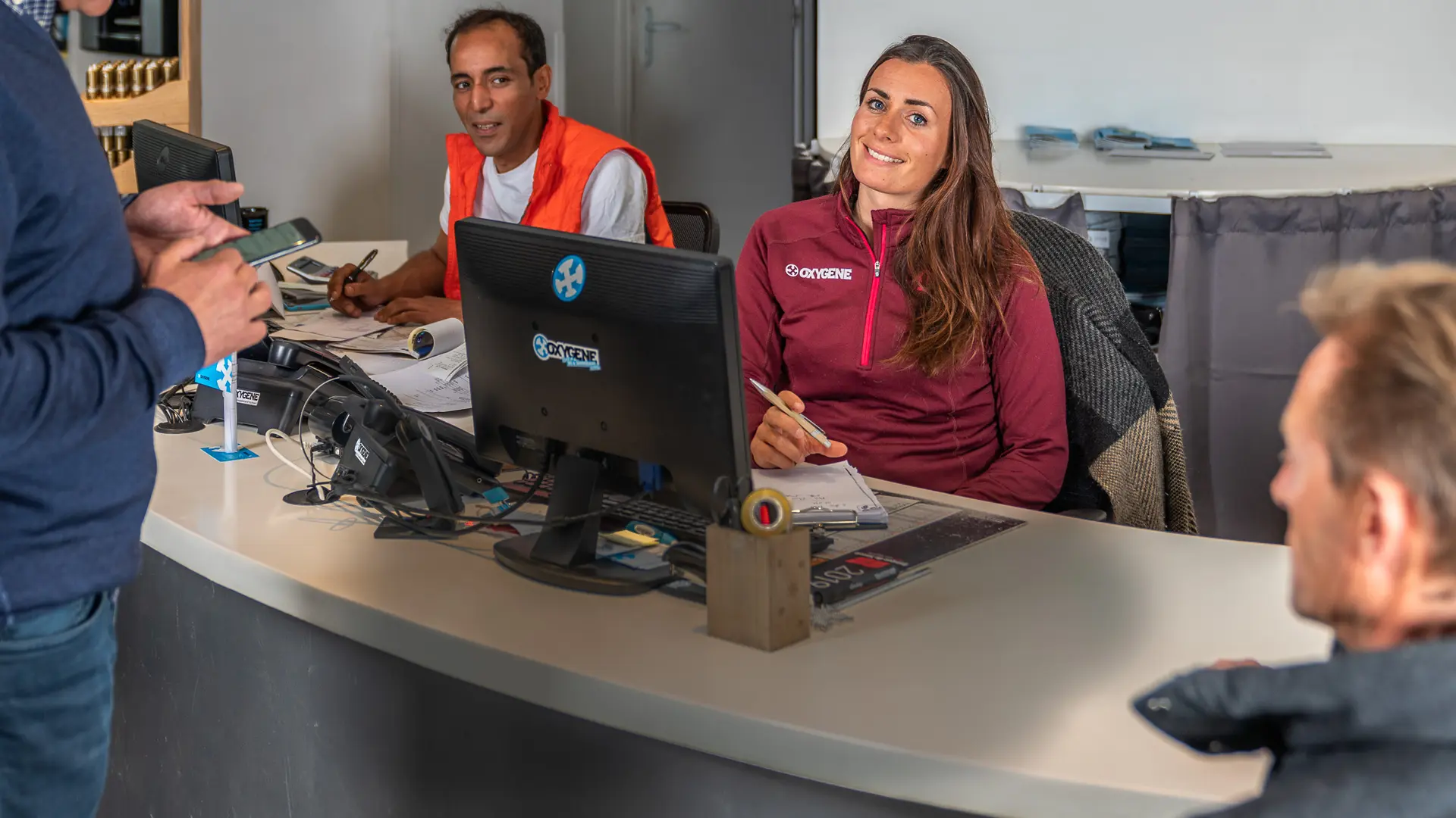 Accueil client - École Oxygène Val d'Isère