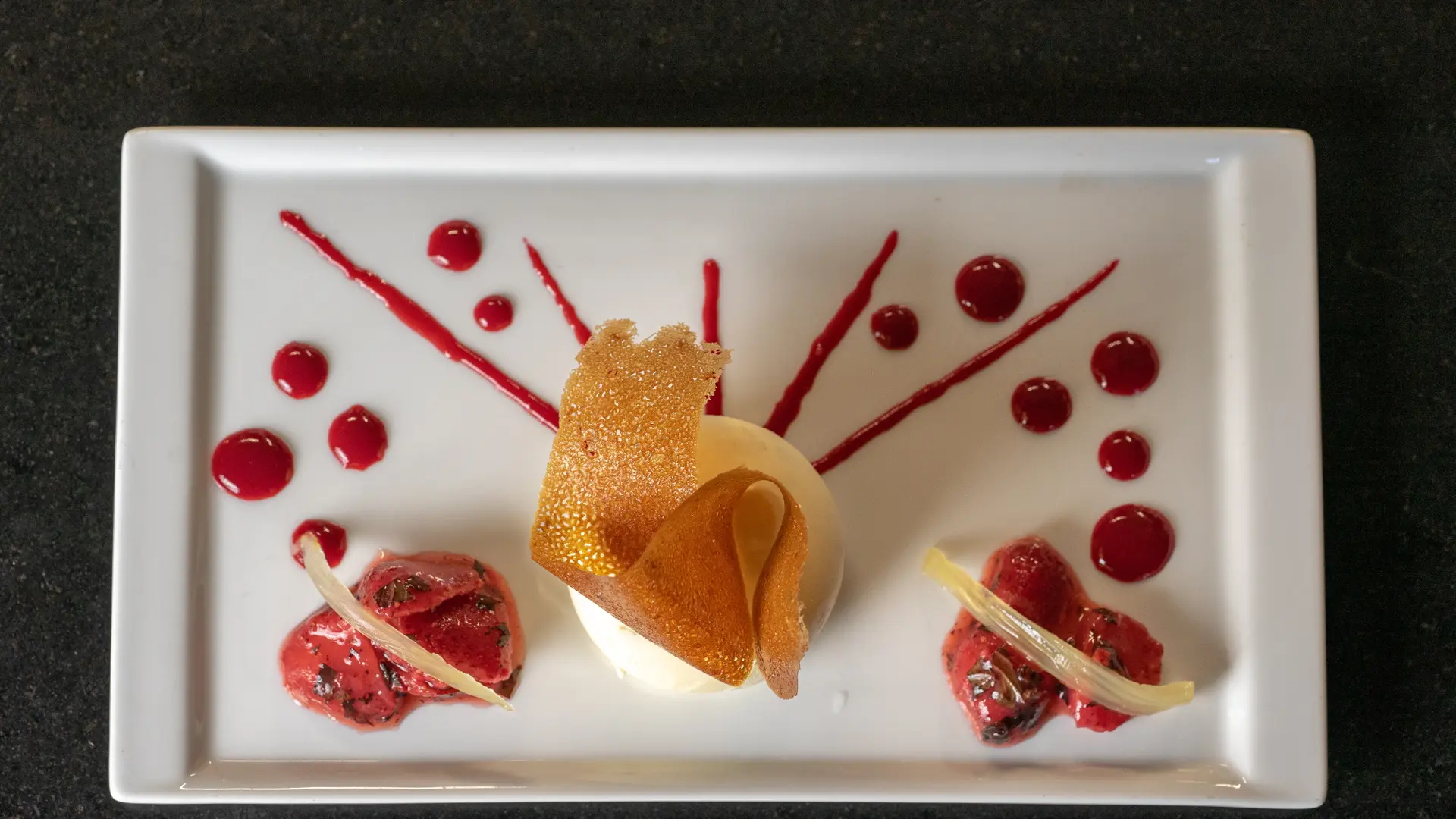 Restaurant Le Toî du Monde - Dessert Le fenouil en parfait glacé
