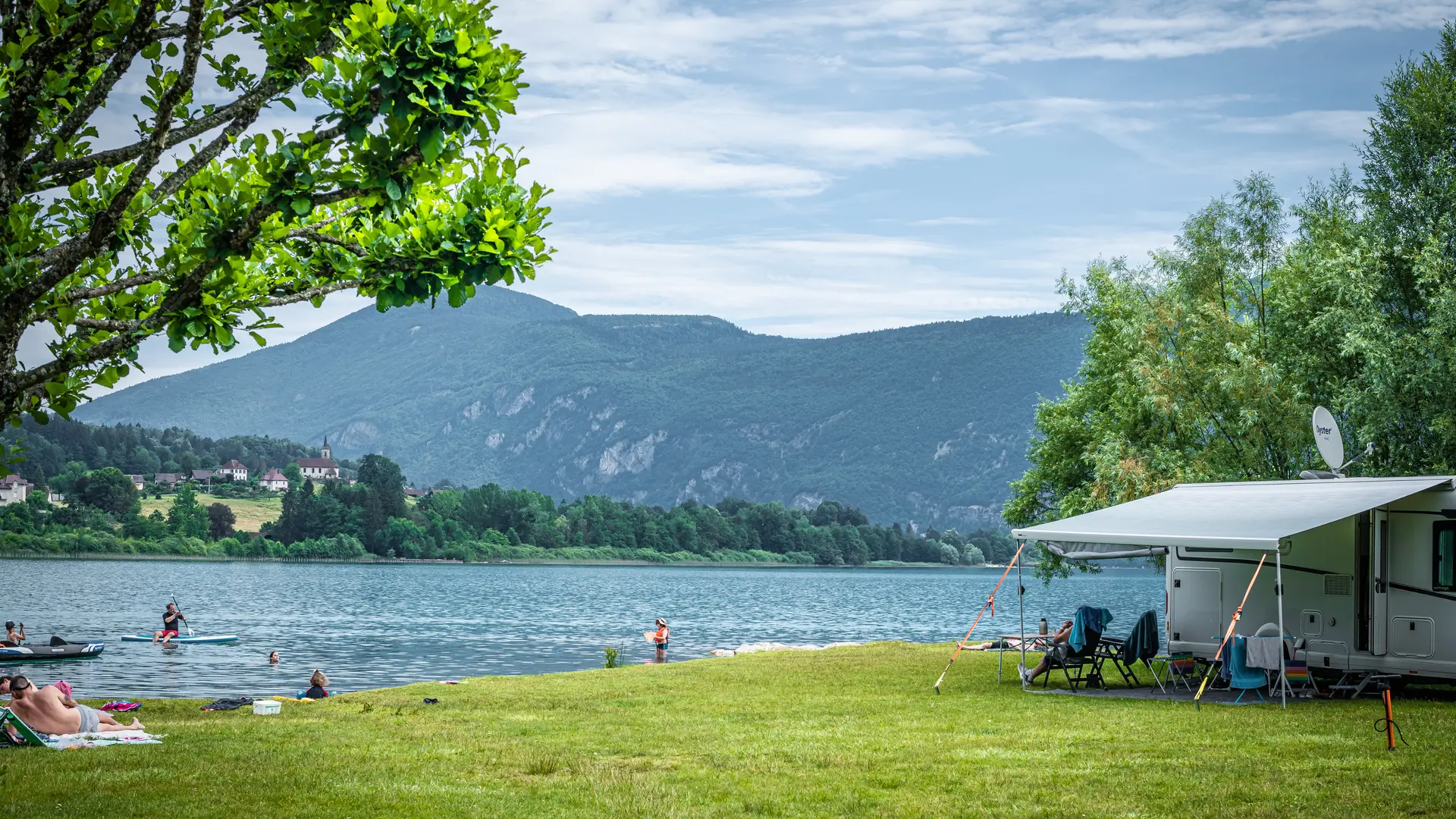 Camping Le Curtelet avec plage privée