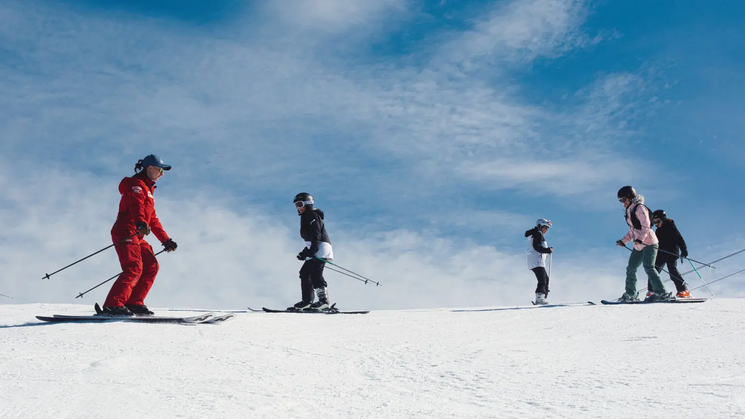Cours collectif de ski alpin_Saint-Jean-d'Aulps