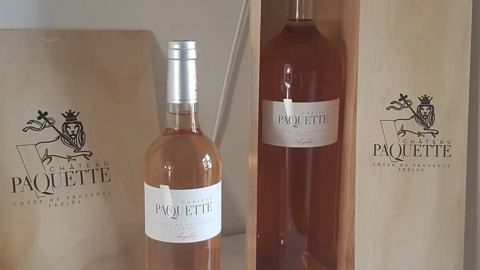 Vin rosé coffret