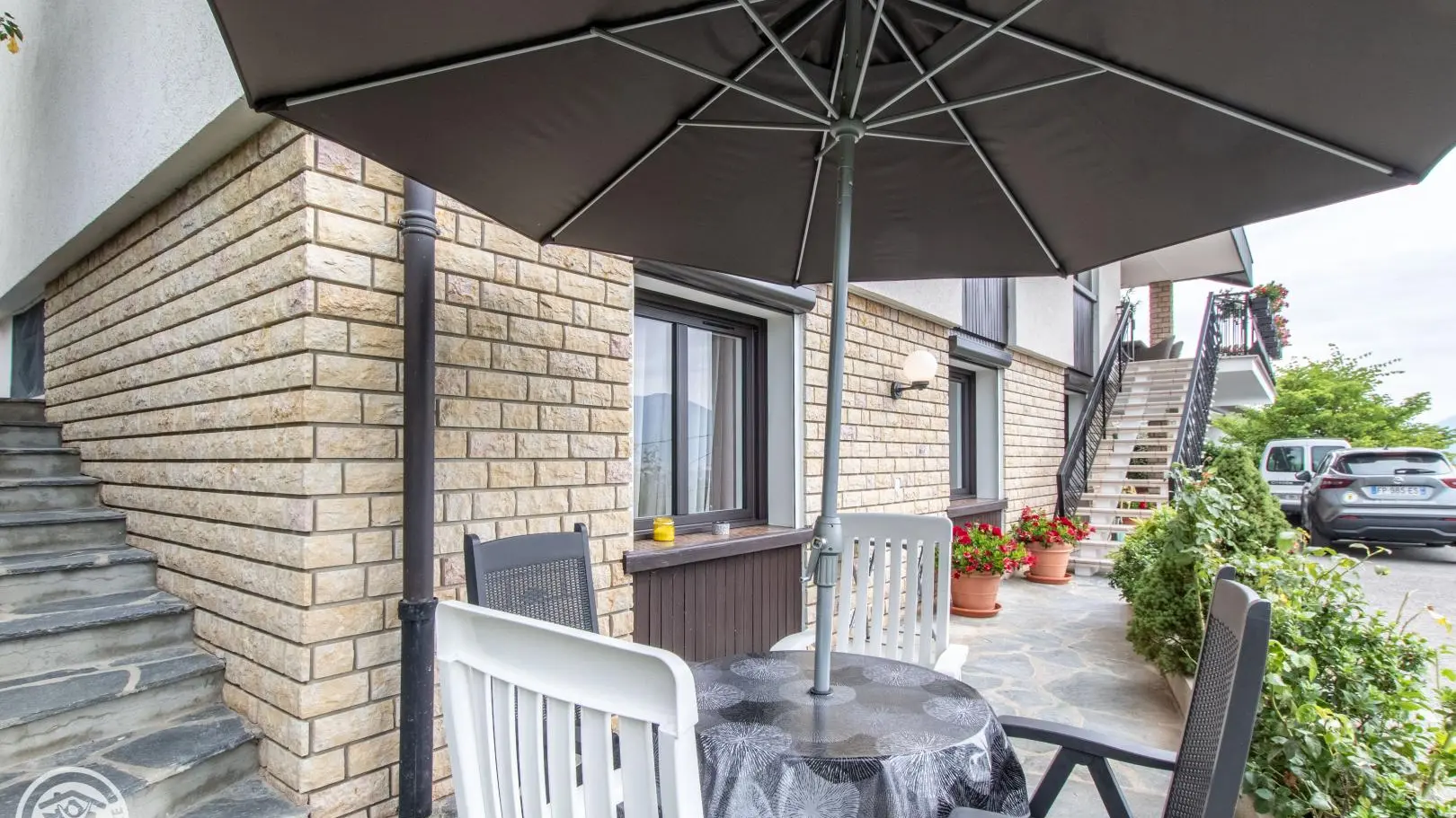 Mobilier de jardin et accès 2nd espace paysagé