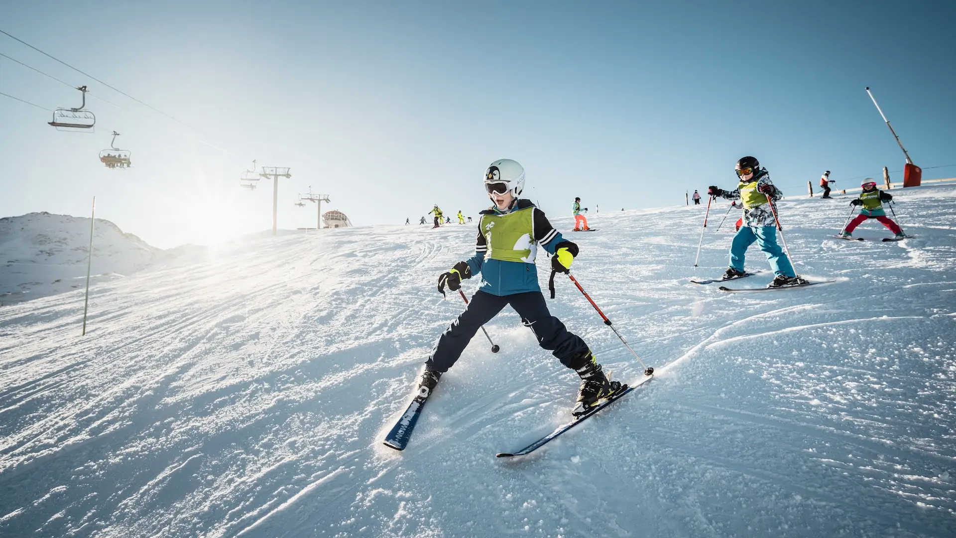 Cours de ski enfants - École Oxygène Val d'Isère