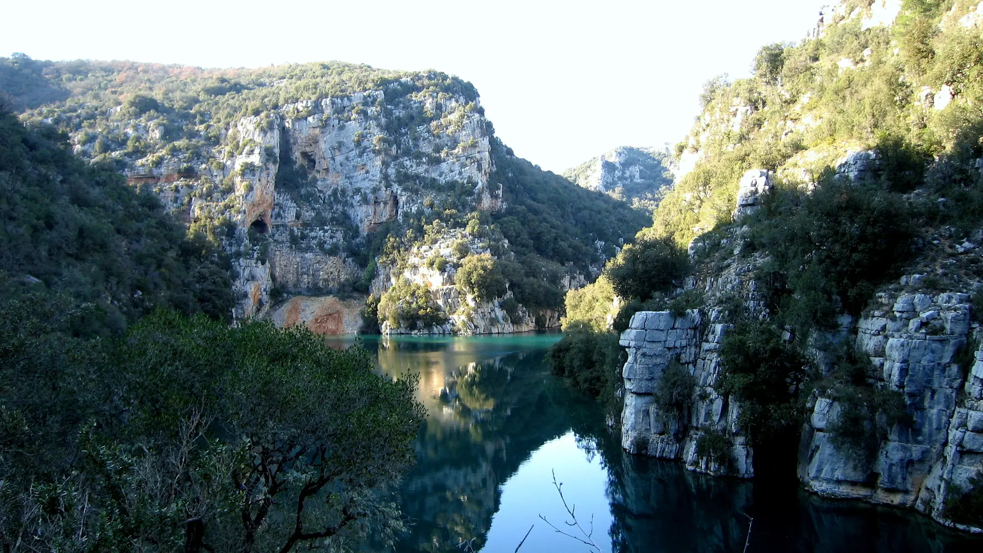Parcours dans les gorges