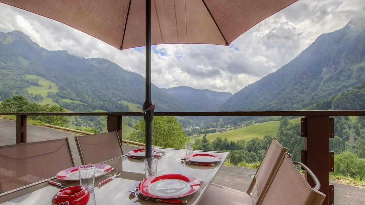 Vue depuis la terrasse