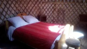 Intérieur de la Yourte
