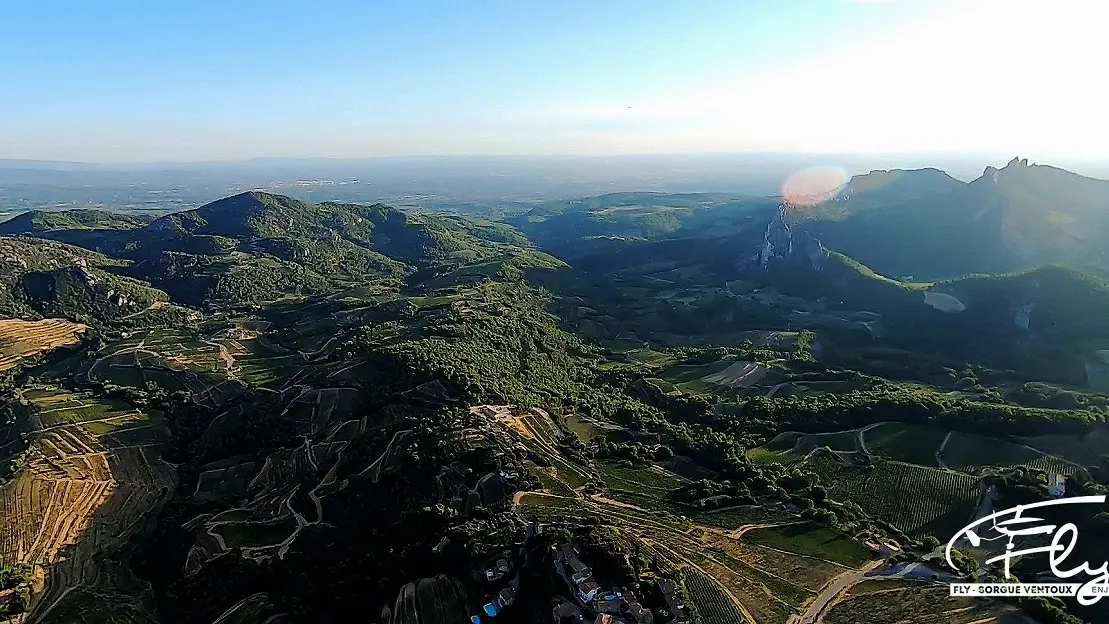 Vol en ULM autour des Dentelles de Montmirail