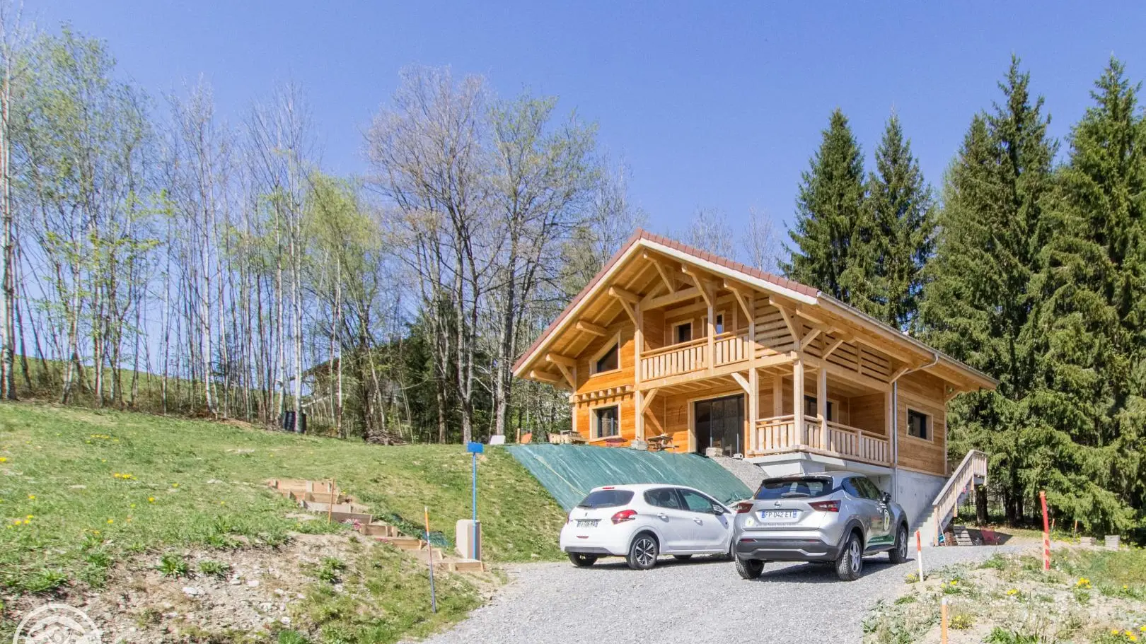 Gîte sur l'arrière du chalet