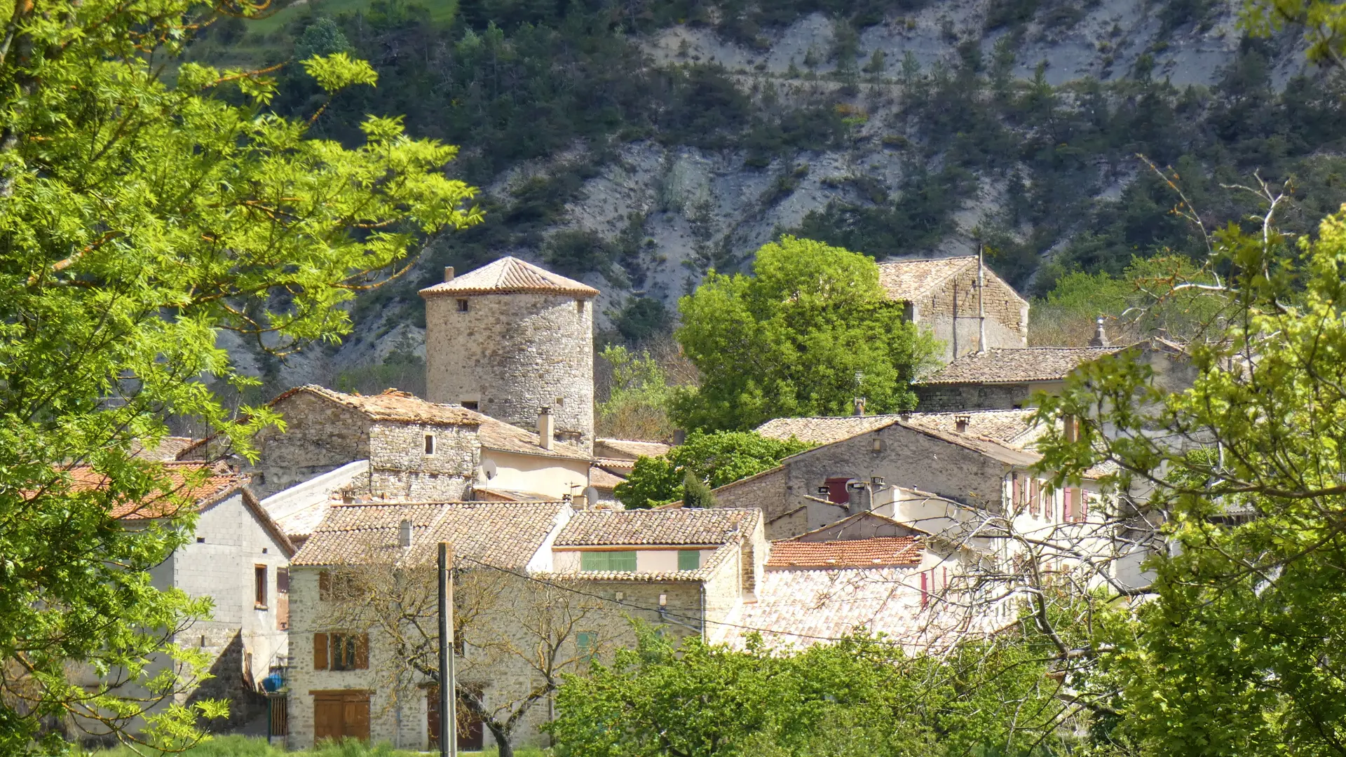 Vue générale du village