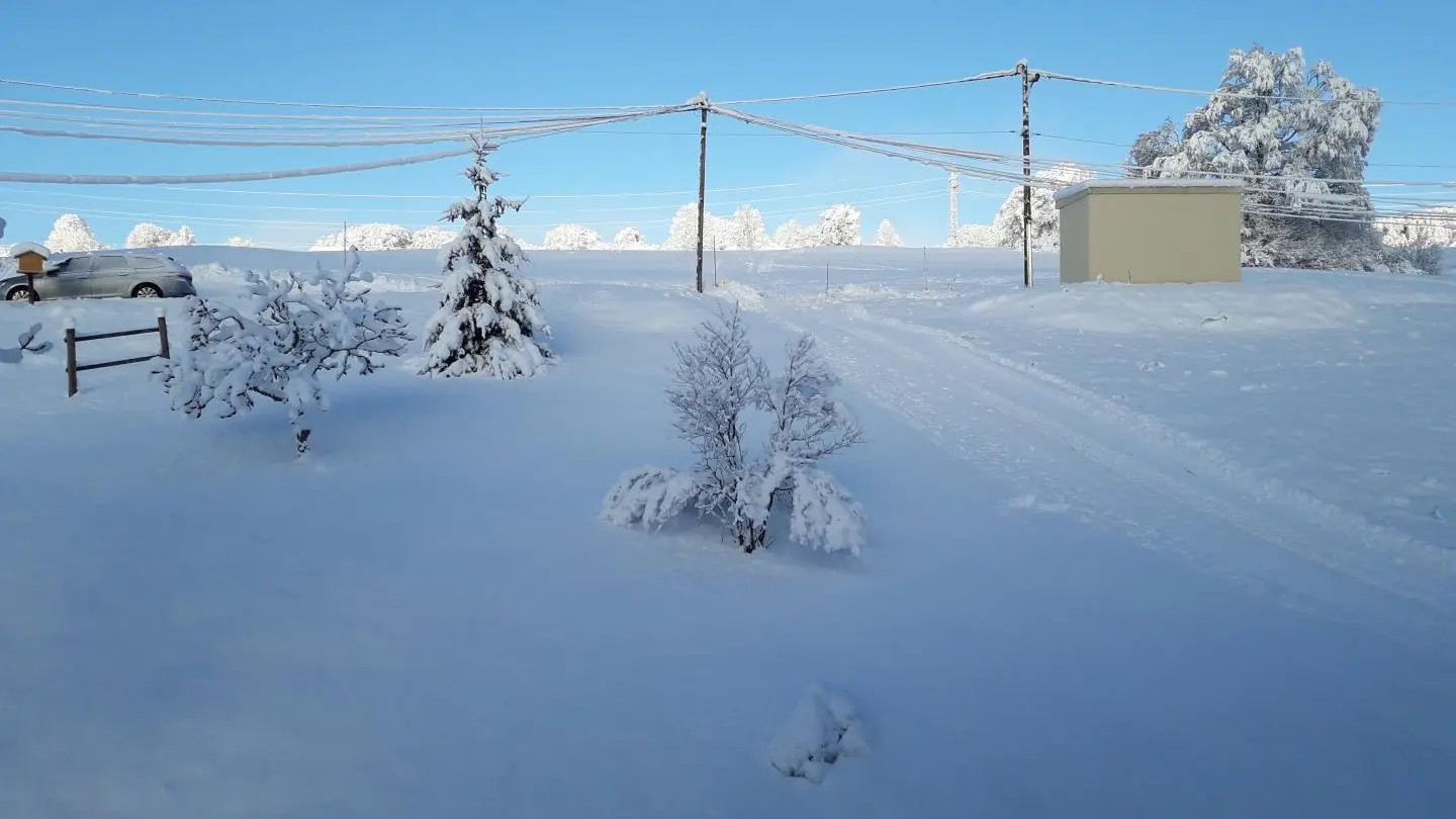 Vue du gîte, sud est