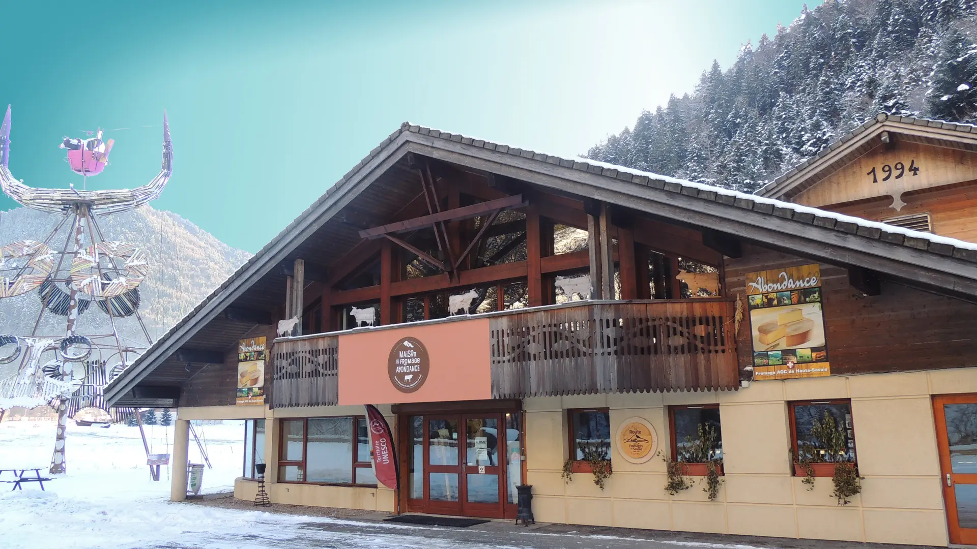 Maison du Fromage Abondance - entrée