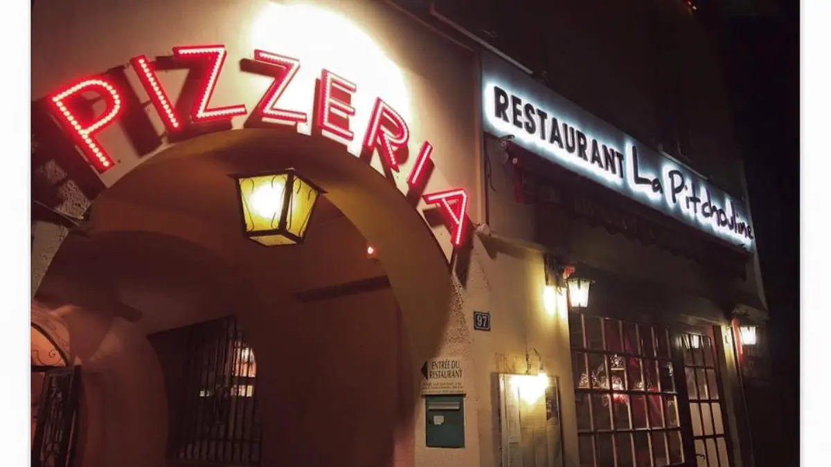 Entrance to the restaurant