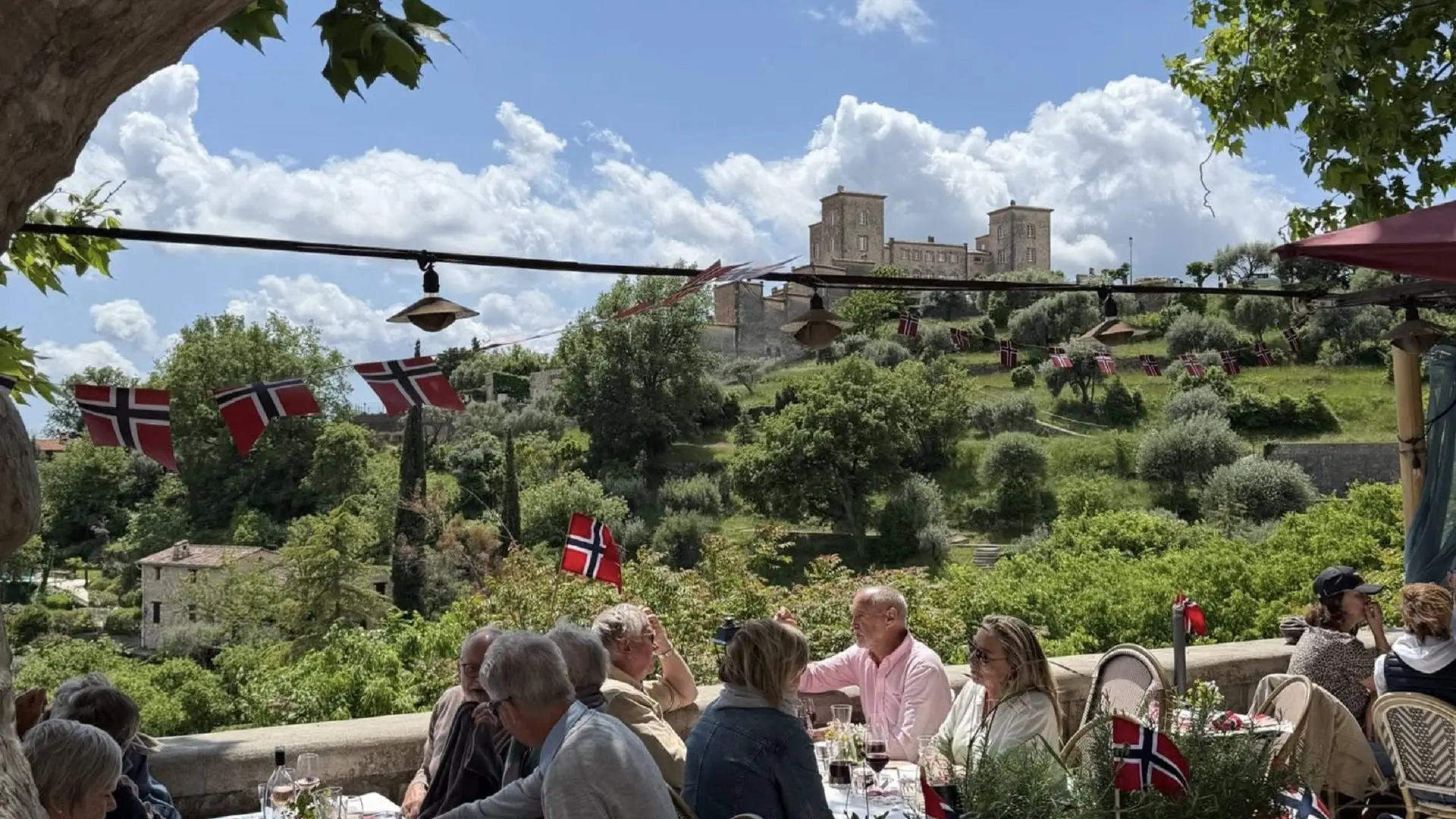 En terrasse