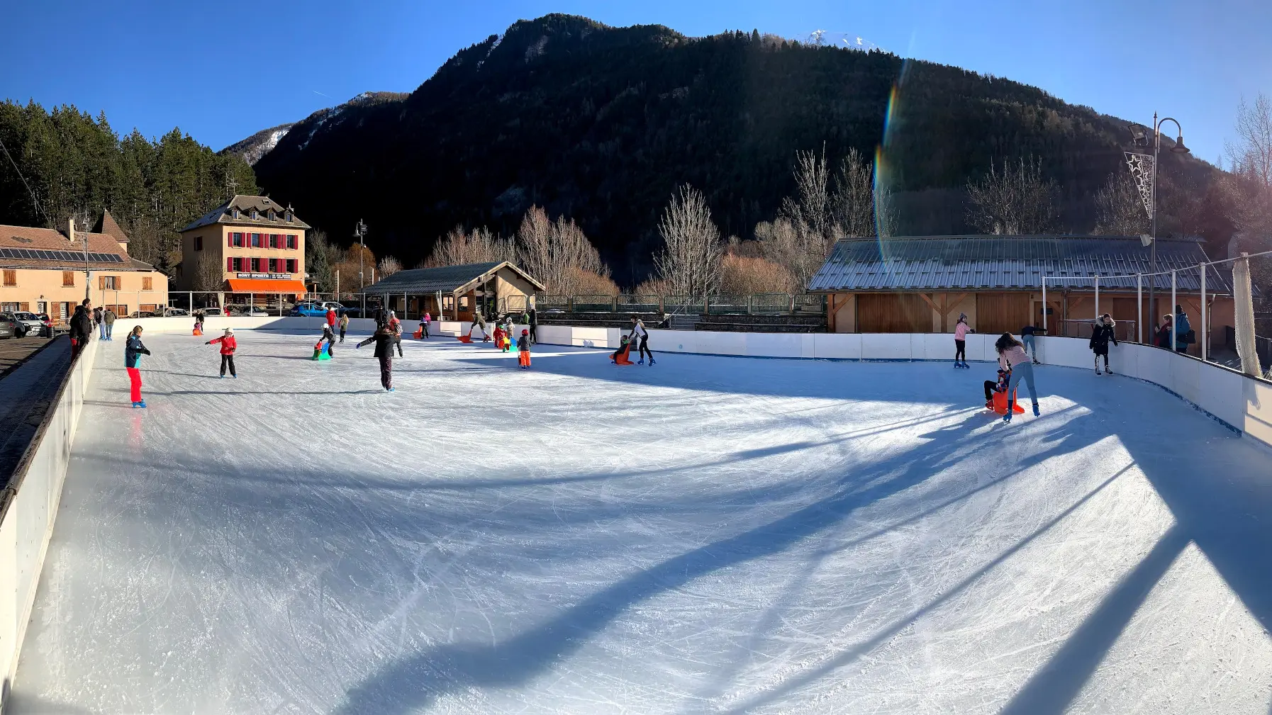 Patinoire de Pont du Fossé, vallée du Champsaur