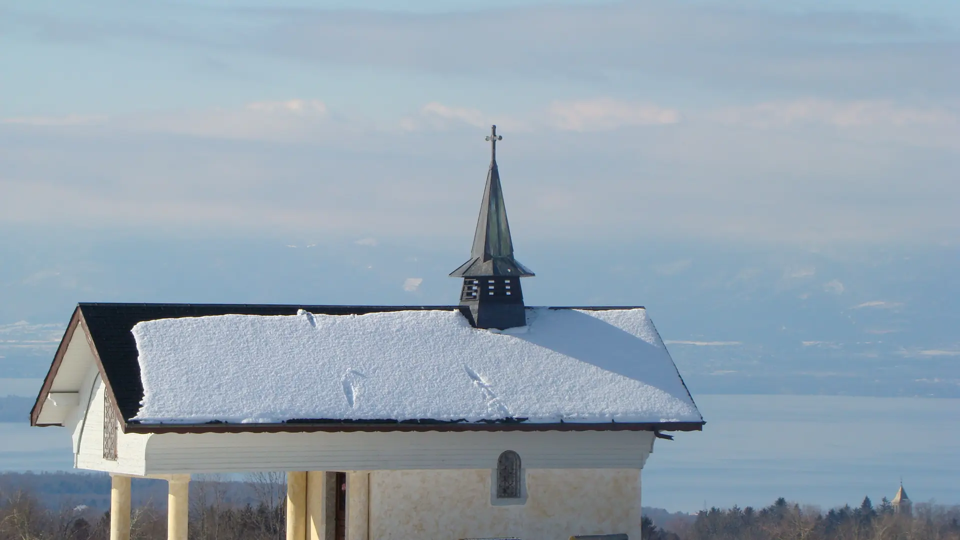 Chapelle de Champeillant en hiver