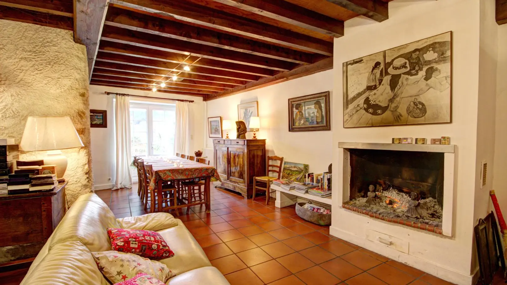 Salle à manger- Cheminée