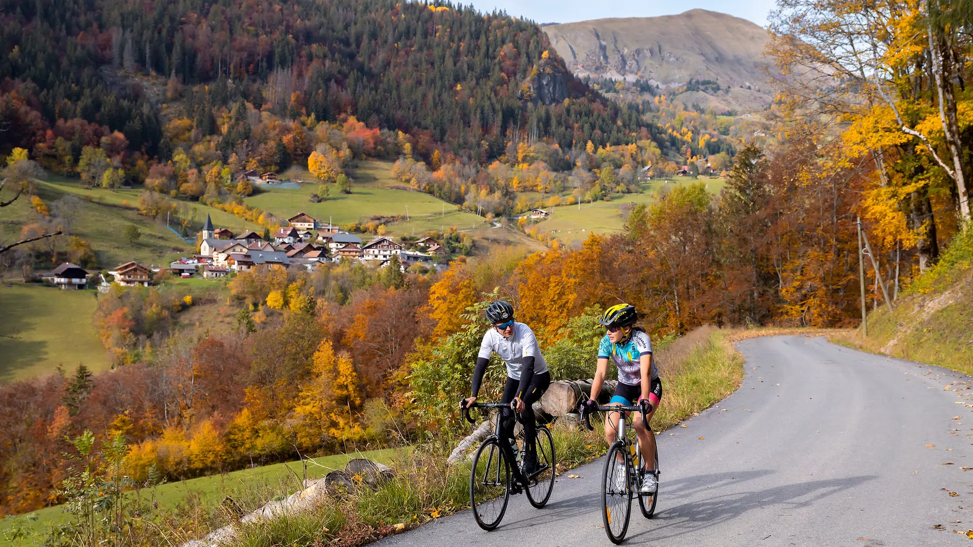 Cyclo de route sur la route du Col de l'Epine